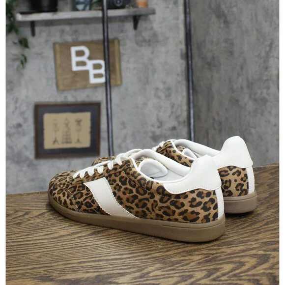 Universal Thread Fashion Sneakers with Memory Foam Insole Light Brown Animal 11M - Picture 2 of 10